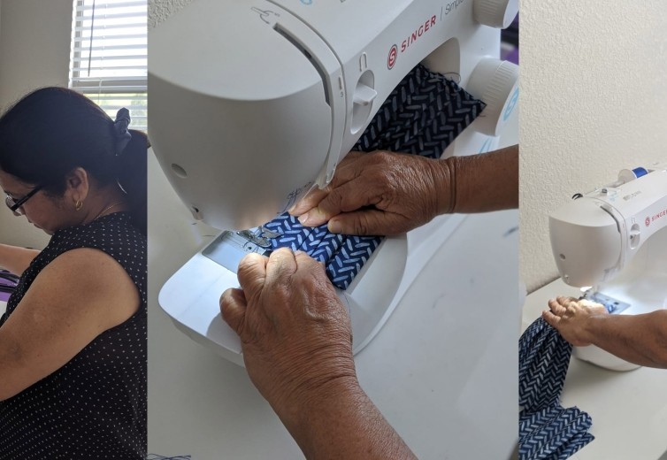 Sewing love for neighbors near and far during the COVID-19 pandemic