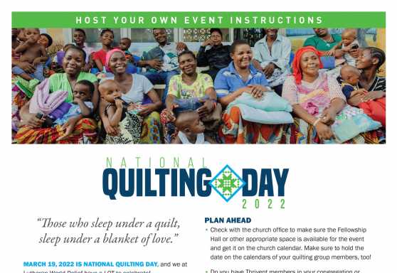 National Quilting Day 2022: Host Your Own Event Instructions