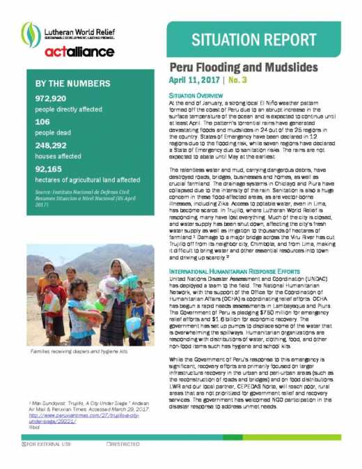 Peru Flooding and Mudslides 3